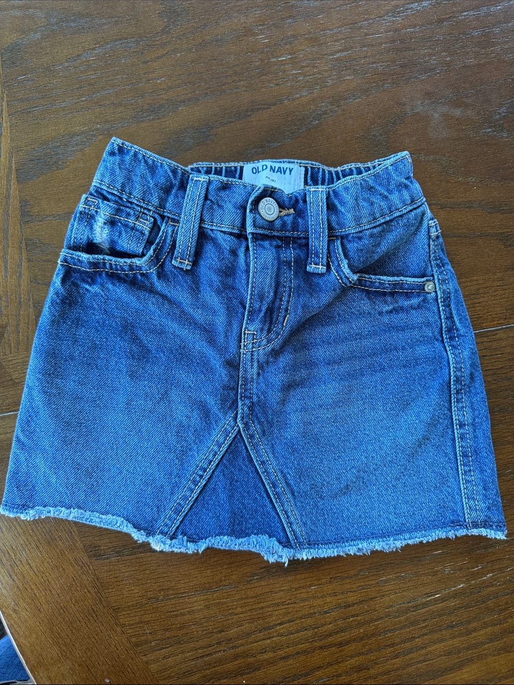Old Navy Girls' Medium Blue Denim Mini Skirt
